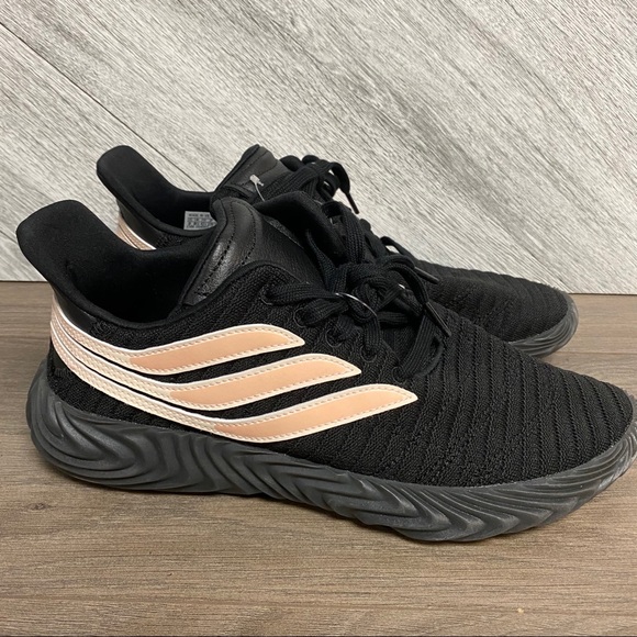 Adidas | Sobakov Core Black Chalk Coral Size 9 NWT - Picture 2 of 13